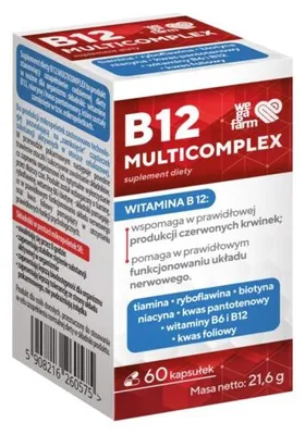Image de WegaFarm B12 Multicomplex, 60 capsules