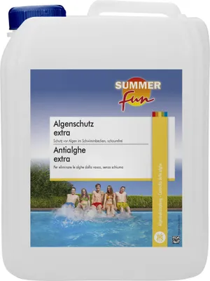 Produktbild von Summer Fun Algenschutzmittel Extra, Desinfektion, Kanister, 5 l, Mehrfarbig, Polyethylen (PE), Kanister