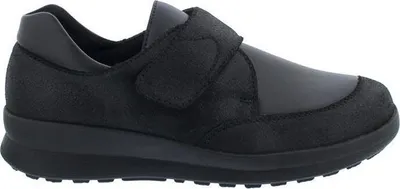 Produktbild von Berkemann Venita Halbschuh, schwarz, Glitter-Leder/Stretch, Klettverschluss, Wechselfußbett 5360-940 38 2/3