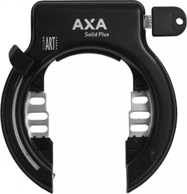 Image de Cadenas AXA Solid Plus - avec clé amovible - Noir (emballage d'atelier)