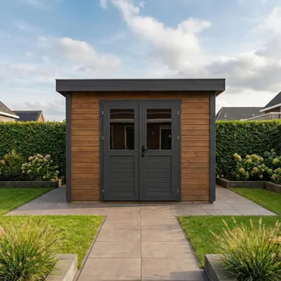 Immagine prodotto di Casetta da giardino in legno 3.09x2.59 m - 8 m2 - 28 mm - impregnata