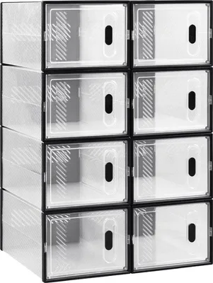 Immagine prodotto di Scarpiera magnetica - Trasparente - 8 paia - Organizer