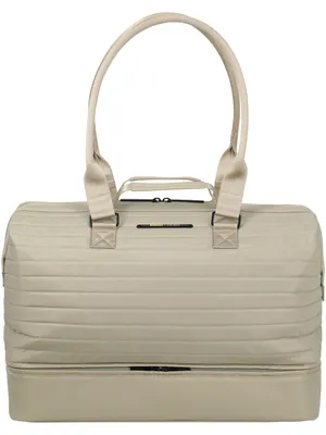 Productafbeelding van travelite reistas met laptopvak Barbara Stepp Weekender Satin Nude beige