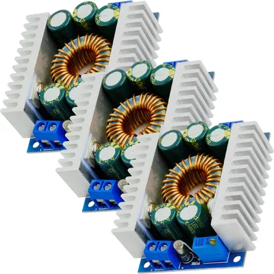 Produktbild von AZ-Delivery Stromversorgung XL4016E1 DC-DC Step Down Converter, Einstellbar 5-40V auf 1,2-36V 12A kompatibel mit Arduino, 3x Set