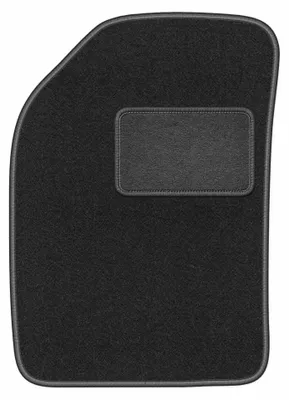 Image de Tapis conducteur en moquette pour Lancia Ypsilon I 1996-2003 (à hayon) – 1 pièce, gris graphite, sur mesure – Wielganizator LUX