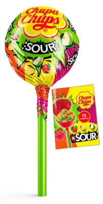 Produktbild von Chupa Chups Mega Sour Riesenlolli 15er
