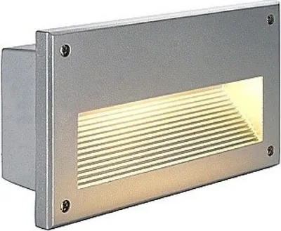 Immagine prodotto di SLV Brick Downunder 229062 Outdoor recessed light E14 Energy-saving bulb 40 W Silver-grey