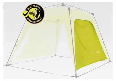 Produktbild von Seitenteil für Outdoor Pop Up Pavillon | Seitenwand für Garten- und Campingzelte | 225 x 155 x 132,5 cm | Geeignet für Innen- und Außenpavillons [Grün]