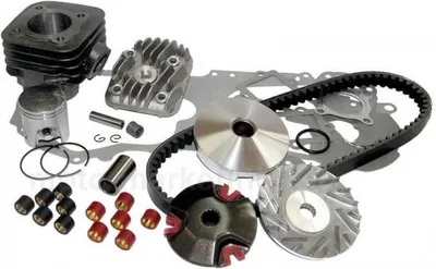 Produktbild von 70ccm Tuning Zylinder KIT Kopf KEILRIEMEN Set für Explorer Cracker 50 Zylinderkit