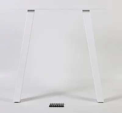 Produktbild von Dieda Tischbein A-Form weiß Maße (L x B x H): 710 x 700 x 100 mm