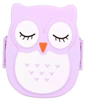 Lunchbox 1050 ml, Eulendesign, mikrowellen- & spülmaschinengeeignet