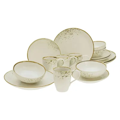 Obrázok produktu pre CreaTable, 14699, Kolekcia Nature Natural Living, Kombinácia 16-tlg, Steinzeug