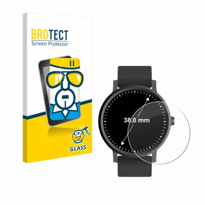 Produktbild von BROTECT Schutzglas für Kreisrunde Displays (ø: 38 mm) Displayschutz 9H Glas klar transparent