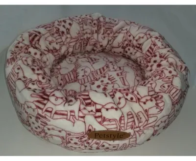 Image de Lit pour chat Surtep Animals, style « maison », 55 x 55 cm