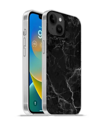 Produktbild von MuchoWow® Handyhülle Schutzhülle Hülle für Apple iPhone 14 Plus - Soft case Marmor - Schwarz - Weiß - Textur - Marmoroptik Silikon Softcase Handy Hülle - Abbildung