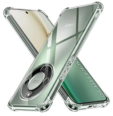Produktbild von Techsuit – Stoßfeste transparente Silikonhülle für Honor Magic8 Lite – transparent