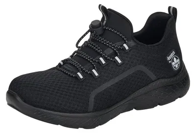 Immagine prodotto di Rieker scarpe da ginnastica slip-on da donna, nero