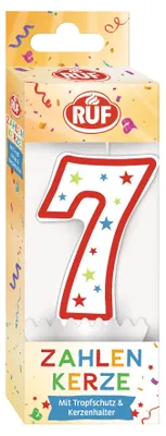 Produktbild von RUF Zahlenkerze 7