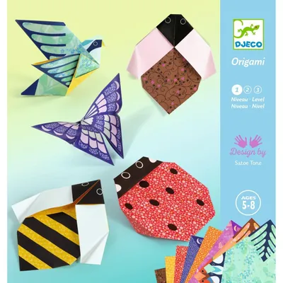Imagen del producto de Juego creativo de origami Los pequeños habitantes del jardín, Djeco