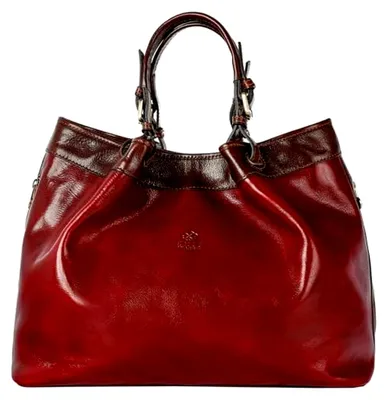Produktbild von Schultertasche Damen - Handtasche aus Leder -  Italy - Tragetasche - Businesstasche - Tasche für Damen