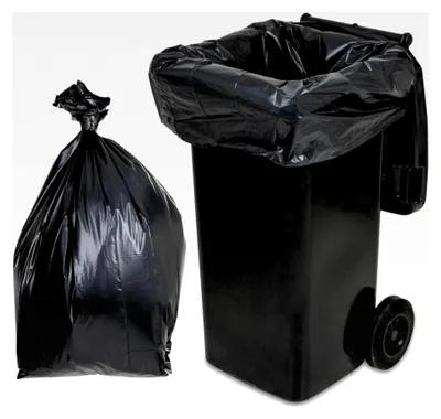 Produktbild von Müllsäcke 240L - Schwarz - für Städtische Restmülltonne - 100% Recycelt - (10 bis 300 Säcke)