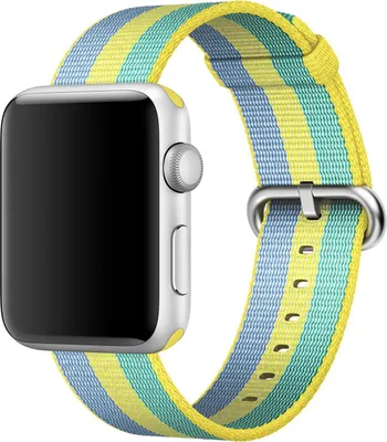 Zdjęcie produktu dla Apple MPW62ZM/A, Band, Smartwatch, Niebieski, Zielony, Limonka, Apple, Watch 42mm, Nylon