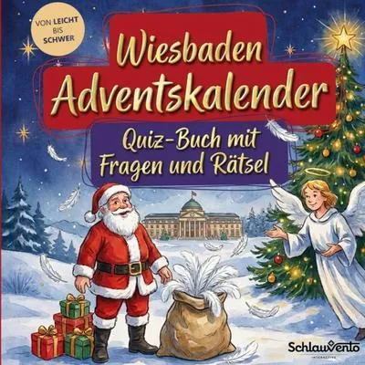 Produktbild von Wiesbaden-Adventskalender: Quiz-Buch mit Fragen und Rätsel