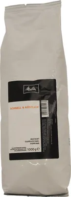 Produktbild von Melitta Instant Cappuccino Topping Milchpulver 1kg, für Automaten