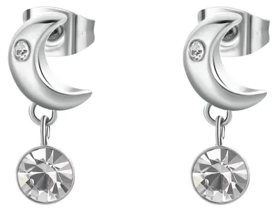 Produktbild von Brosway Damen-Ohrringe aus Stahl mit Mond-Symbol, Ohrringe für Damen, Kollektion