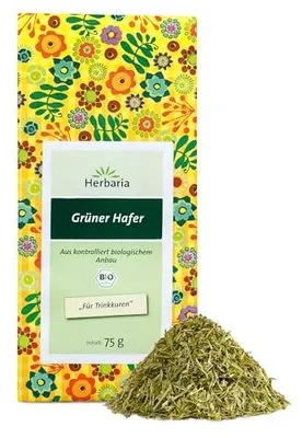 Produktbild von Herbaria Grüner Hafer Tee  75g