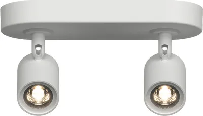 Produktbild von Müller-Licht LED Wandlampe Deckenleuchte Strahler Weiß 2 x 5W 1100lm warmweiß 3000K schwenkbar