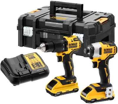 Produktbild von DeWALT DCK2062L2T DCD709 Akku Schlagbohrschrauber DCF809 Akku-Schlagschrauber 18V 2x3Ah