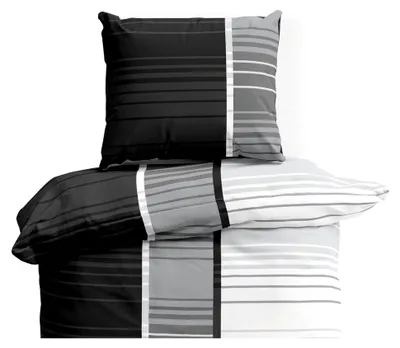 Produktbild von Bettwäsche Set 135x200 155x200 155x220 aus atmungsaktiver Mikrofaser mit Reißverschluss