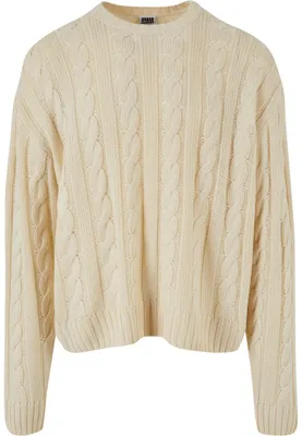 Productafbeelding van Herensweater Urban Classics Boxy Sweater, kleur beige - maat XL