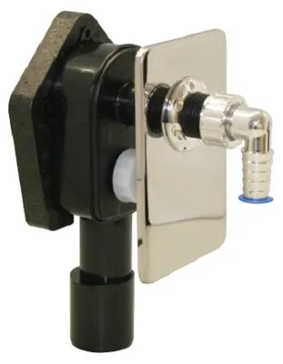 Image de Siphon encastré en PE avec plaque d'insonorisation