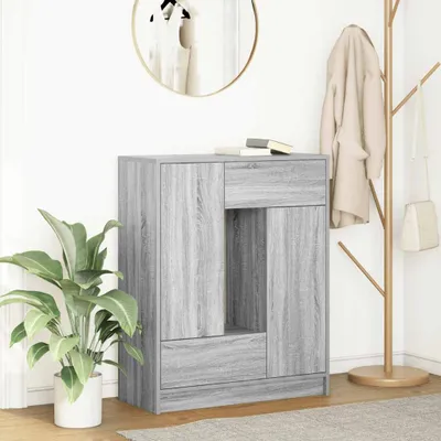 Obrázek produktu pro Maison Exclusive - Komoda se zásuvkami a dvířky Šedá Sonoma 73x31x90 cm
