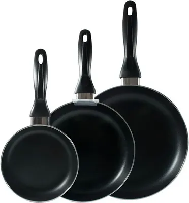Produktbild von San Ignacio Navy Black 16/20/24 Cm Pfannenset Schwarz  Schwarz One Size