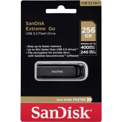 Produktbild von Pamięć USB 256 GB SanDisk Extreme GO USB 3.2