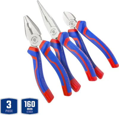 Image de Jeu de 3 pinces (6"+6"+6") workpro