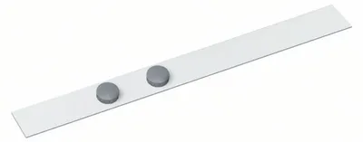 Zdjęcie produktu dla MAUL kształtka metalowa MAULstandardowa blacha stalowa samoprzylepna 50 x 5 x 0,93 cm biała