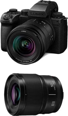 Image de Panasonic Lumix S5IIX + S 20-60MM F3.5-5.6 + 50mm F1.8 MILC 24.2 MP CMOS 12000 x 8000 pixels Noir