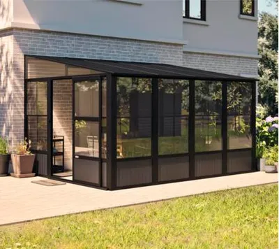 Produktbild von Sojag Charleston Mural 10x16 anthrazit 502 x 309 x 244 cm (L x B x H) Aluminium