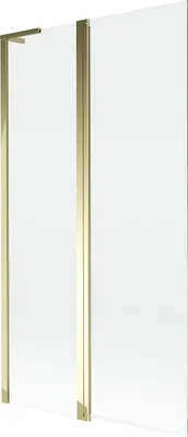 Obrázek produktu pro Mexen Mist L sprchová zástěna dvoukřídlá 100 x 150 cm, transparentní, zlatá - 8A9L-100-011-50-00