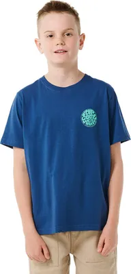 Produktbild von Rip Curl Kinder T-Shirt WETSUIT ICON TEE, Größe:16, Farben:light navy