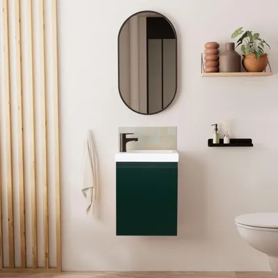 Immagine prodotto di Mobile lavabo LISA + specchio ovale