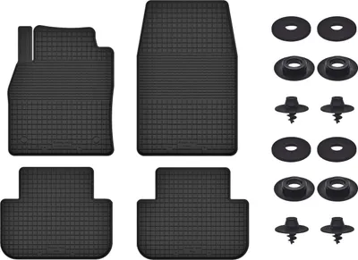 Produktbild von Gummimatten Mit Stoppern Für: Isuzu D-Max Ii (2011-) Schwarz Set