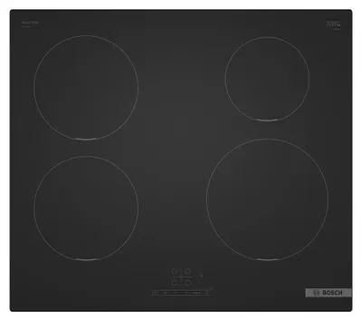 Immagine prodotto di Bosch PIE61ABB5E, nero, da incasso, 60 cm, piano cottura a induzione con zone di cottura, vetroVetroceramica, 4 zone