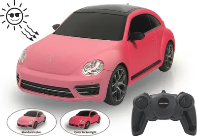 Produktbild von VW Beetle 1:24 pink/rot 2,4GHz UV Photochromic Serie