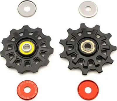 Produktbild von Campagnolo Super Record 11s Fahrrad-schaltröllchensatz Schwarz Schwarz One Size