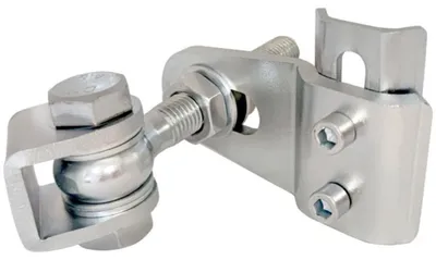 Obrázek produktu pro LogistSystem Nastavitelný pozinkovaný úchyt M16 – deska 115,5 × 38 mm, 1 ks – 61.088